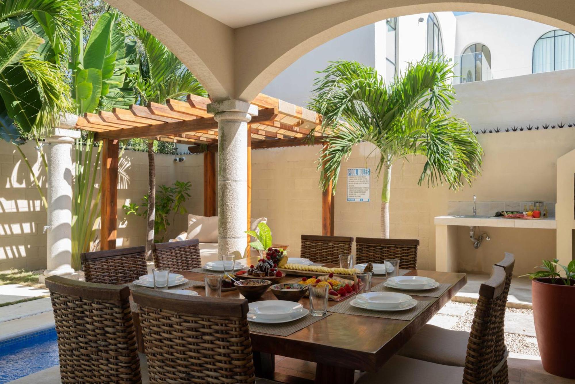 Tulum Stunning Villa For 10-Cabana-Private Pool-Parking 외부 사진